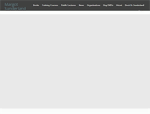 Tablet Screenshot of margotsunderland.org